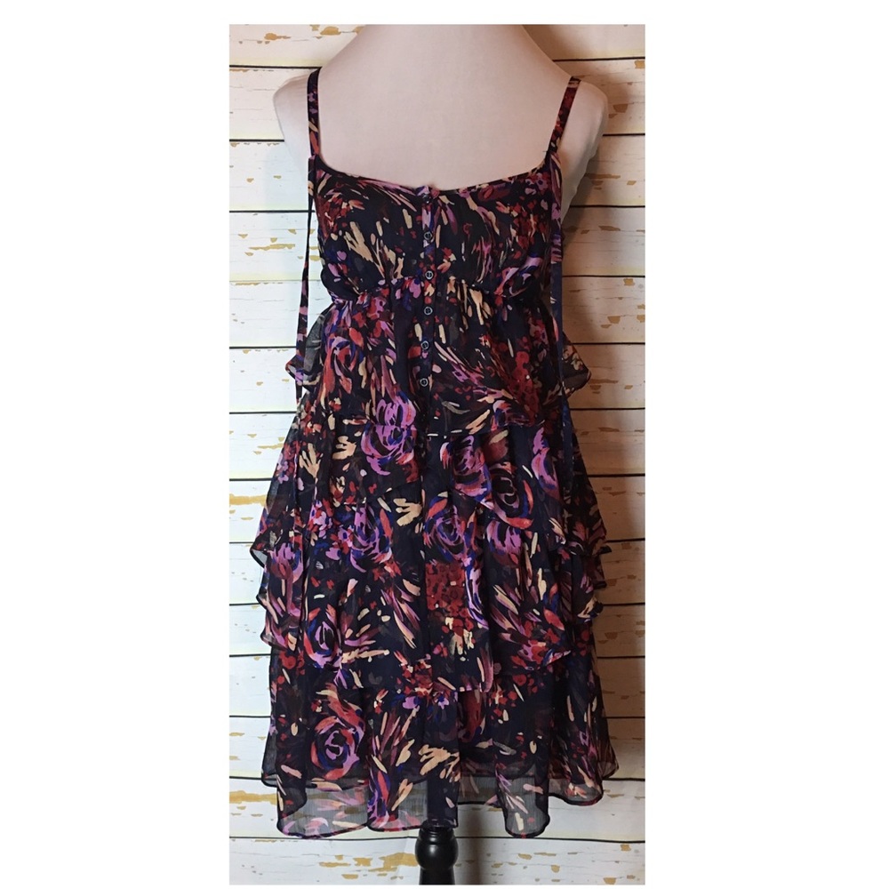 BCBGeneration Floral Print Polyester Dress Size S